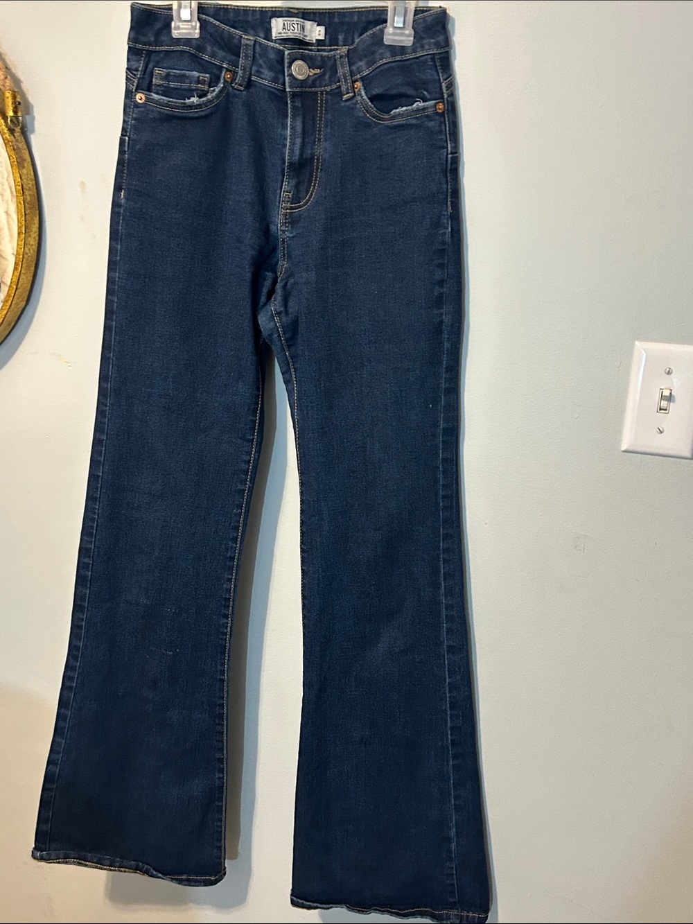 Refuge Mid rise  Women's Dark Blue Flare Jeans